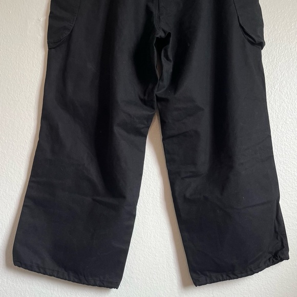 Emporio Armani Men’s Black Wide Cargo Pants, Size 38 - Picture 8 of 13